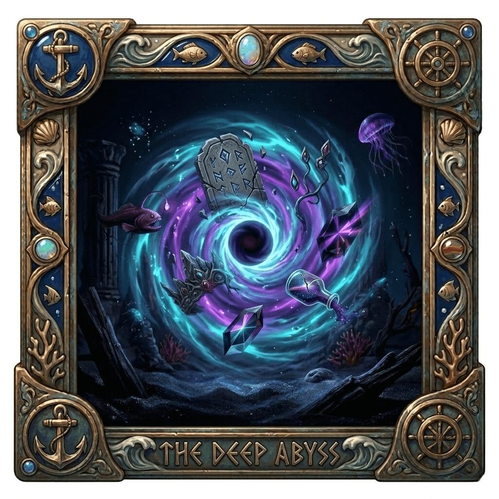 Gamably collection containing multiple themed collectibles within the Abyss